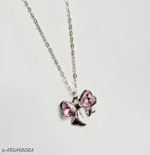 New Design Premium Quality bow Pendant Chain